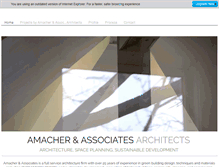 Tablet Screenshot of amacher-associates.net